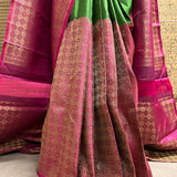 Ranya Bold Harmony Kanchipuram Silk Saree