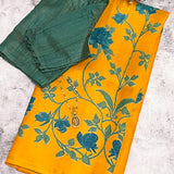 Mila rose garden partly saree