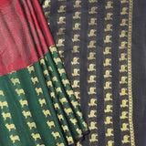 Mila Foliage Kamadhenu Kanchipuram Silk Saree
