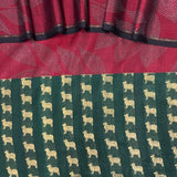 Mila Foliage Kamadhenu Kanchipuram Silk Saree