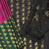 Mila Foliage Kamadhenu Kanchipuram Silk Saree
