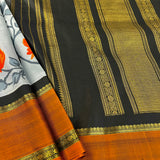 Mila rose garden korvai kanchipuram silk saree