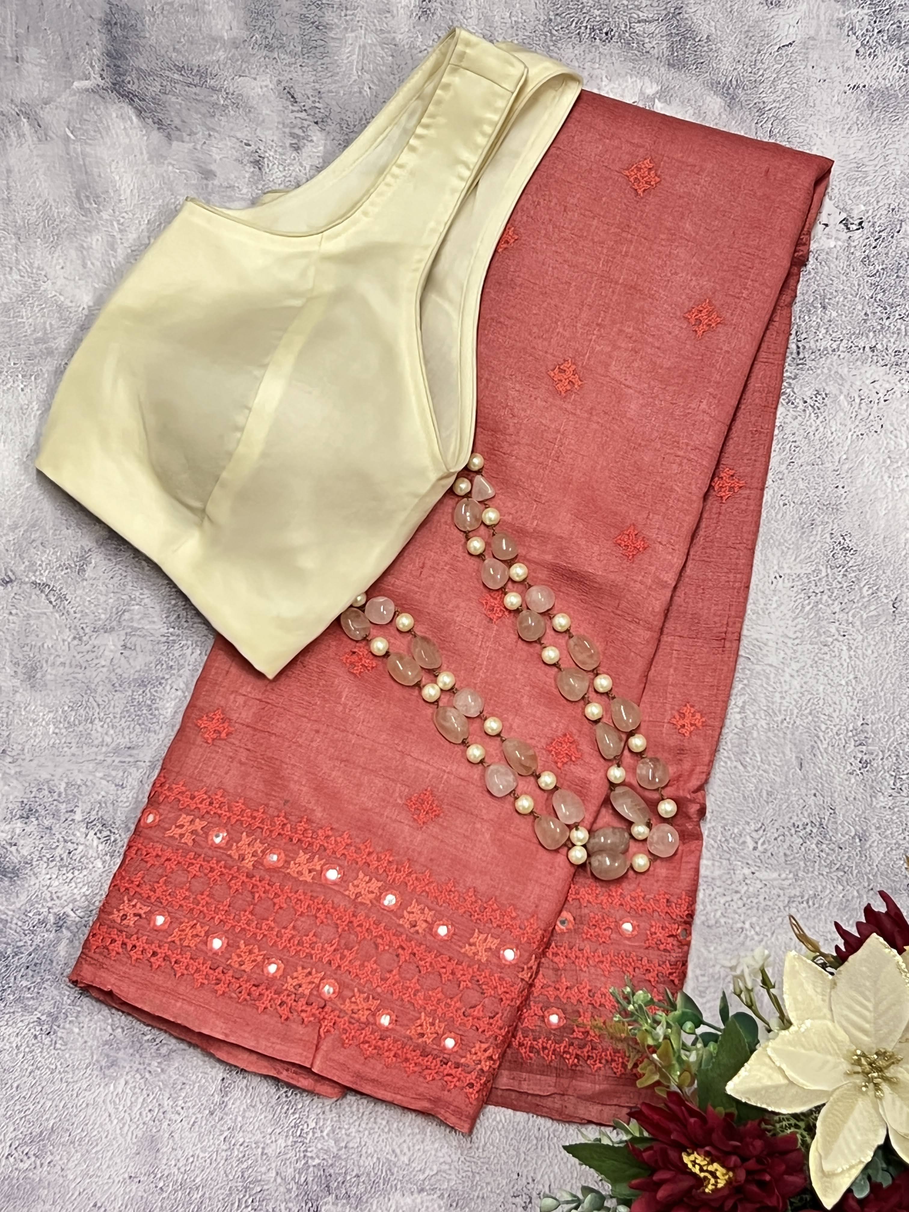 Tushara bordered saree