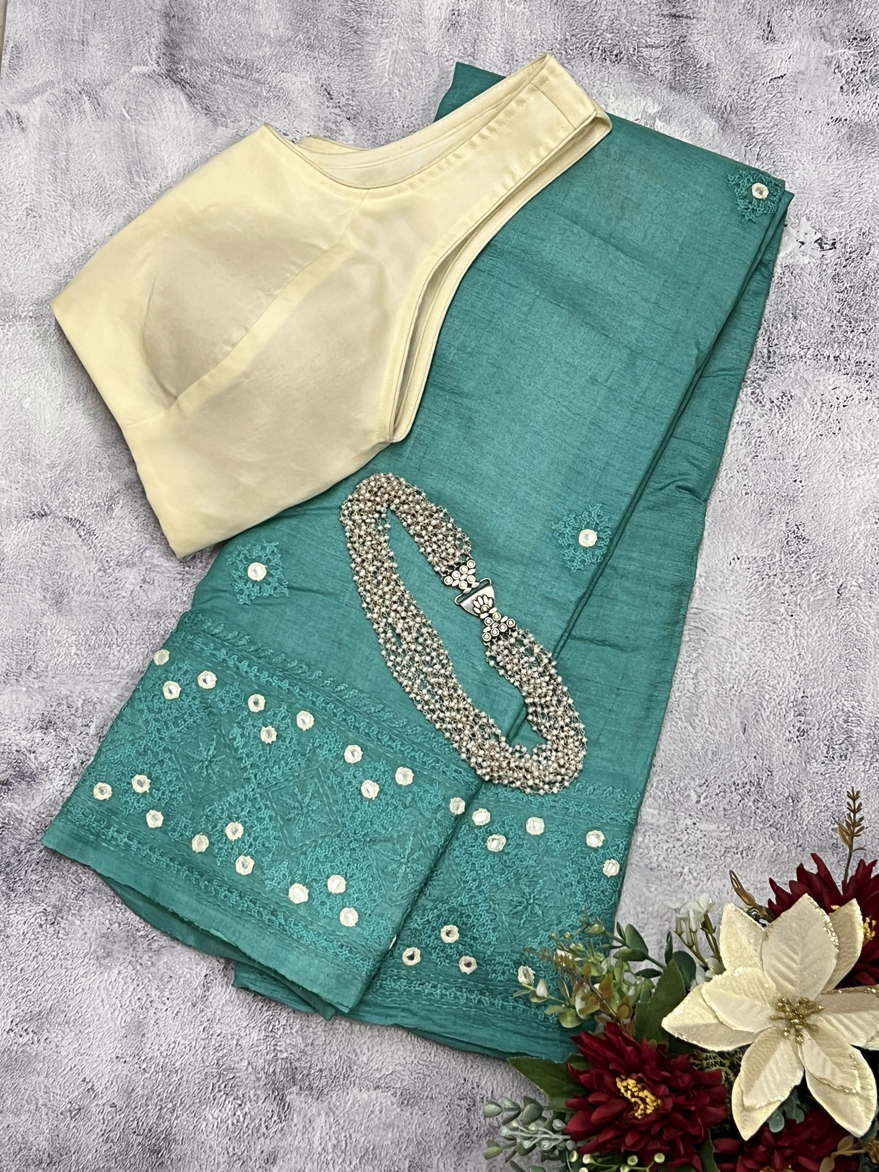 Tushara bordered saree