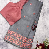 Tushara bordered saree