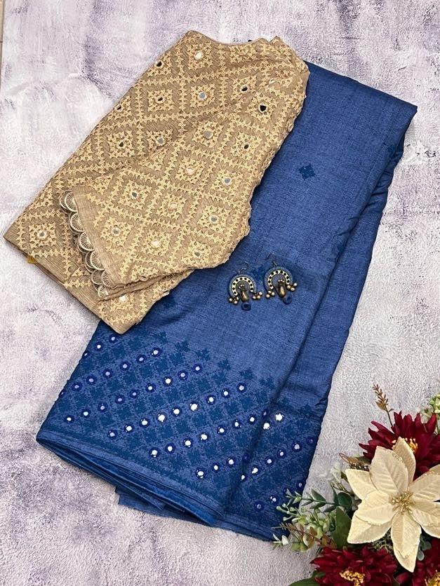 Tushara bordered saree