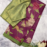 Veena yarro blooms saree