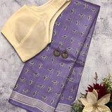 Veena discharge printed saree