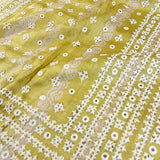 Tushara kalamkari printed kutch border saree