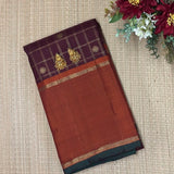 Charita Grape Wine Kanchipuram Silk Saree