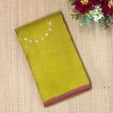 Nihira rising lines kanchipuram silk saree