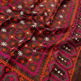 Tushara arch bordered tussar saree