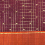 Charita Grape Wine Kanchipuram Silk Saree