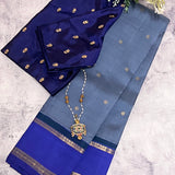 Mohana tricolour kanchipuram silk saree