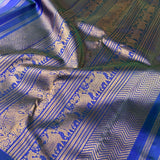 Mohana tricolour kanchipuram silk saree