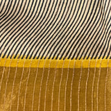 Maya stripe and dot tussar saree