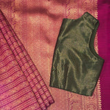 Sumangala Haathee Brocade Kanchipuram Silk Saree