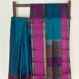 Kimaya Nature Walk Soft Silk Saree - Blue