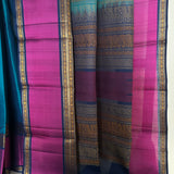 Kimaya Nature Walk Soft Silk Saree - Blue