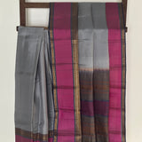 Kimaya Nature Walk Soft Silk Saree - Grey