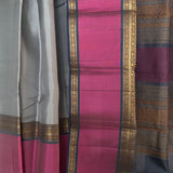 Kimaya Nature Walk Soft Silk Saree - Grey
