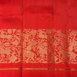 Kimaya Forest Murmurs Soft Silk Saree - Blue