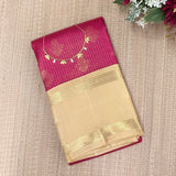 Sumangala Zari Checks Kanchipuram Silk Saree