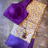 Veena bellflowers saree