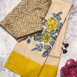 Veena buttercup saree