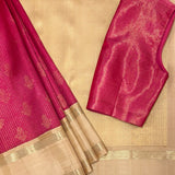 Sumangala Zari Checks Kanchipuram Silk Saree