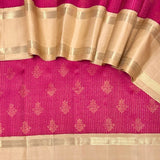 Sumangala Zari Checks Kanchipuram Silk Saree