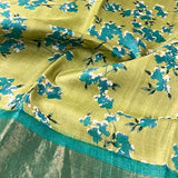 Maya cherry blossom tussar saree