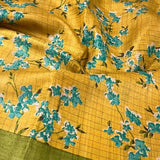 Maya cherry blossom tussar saree