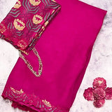 Malar organza saree