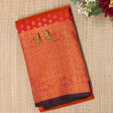 Sumangala Orange Blush Kanchipuram Silk Saree