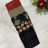 Modal Printed Silk Blouse Set