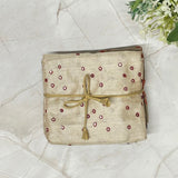 Embroidered Tussar Blouse Set