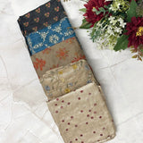 Embroidered Tussar Blouse Set