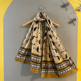 Flamingos Cotton Printed Stole