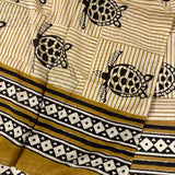Turtle Trial Cotton Printed Stole