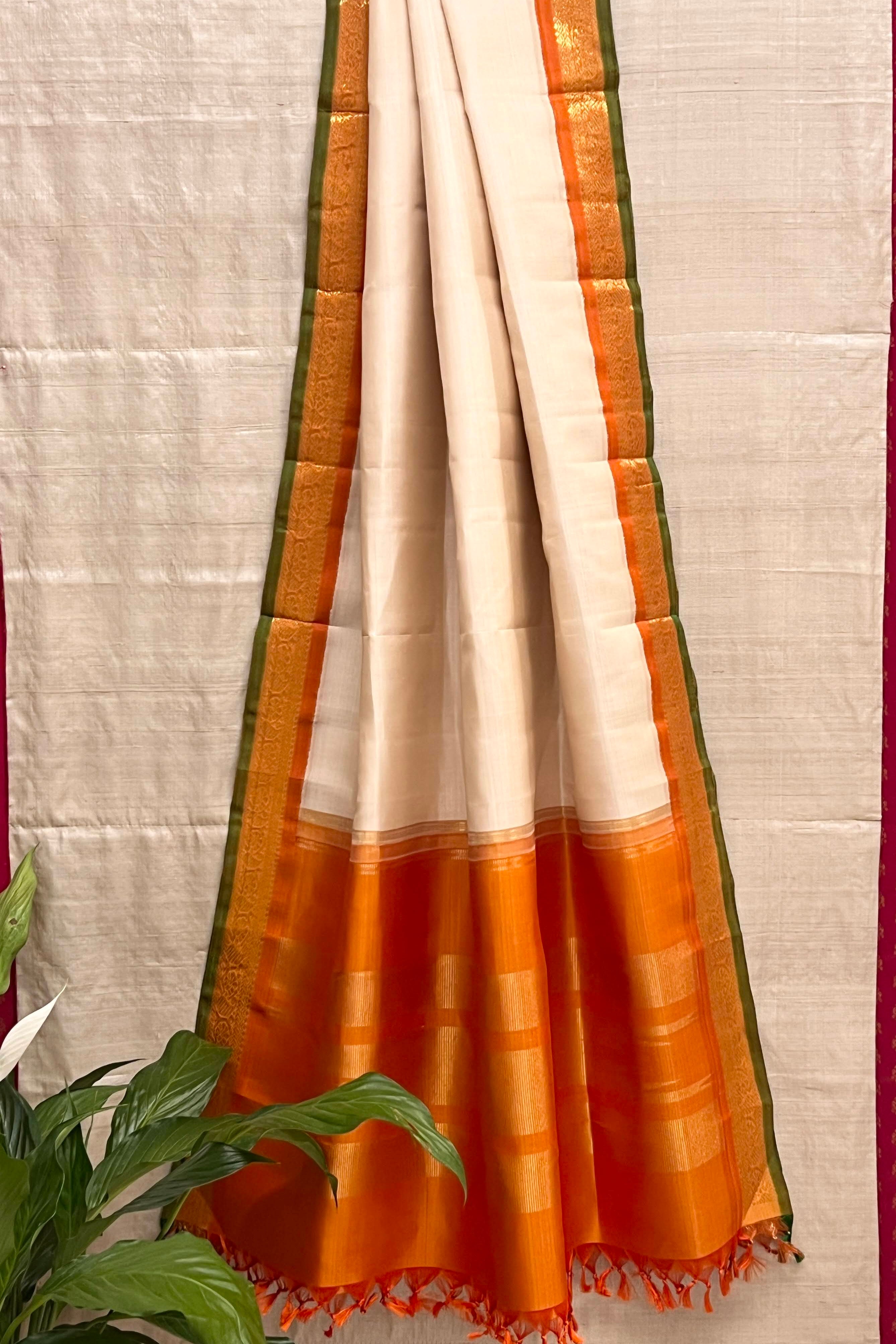 Mohana korvai Kanchi silk dupatta