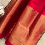 Temple border kanchipuram silk dupatta