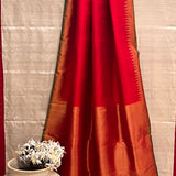 Temple border kanchipuram silk dupatta