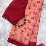 Nisha little daisies organza saree