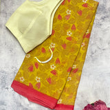 Vindhya berry chiffon saree