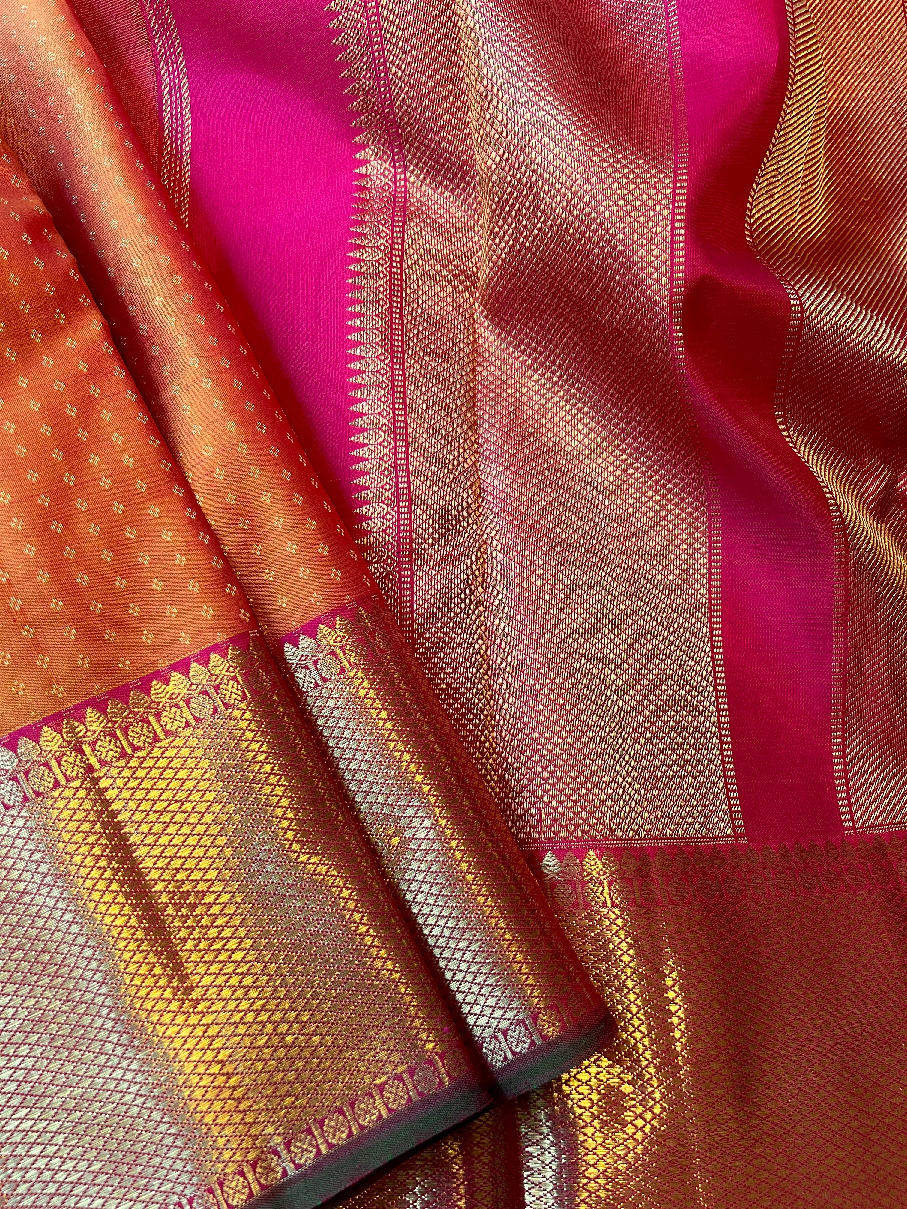 Sumangala million stars kanchipuram silk saree