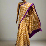 Nisha ombre checked organza saree