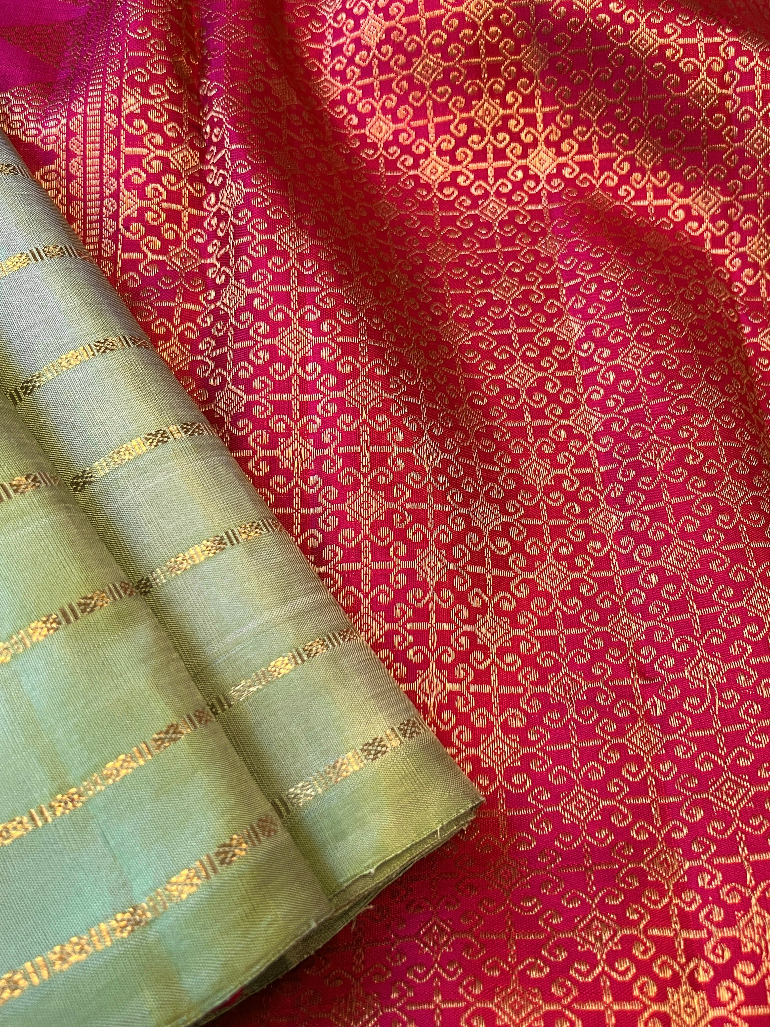 Veldhari kanchipuram silk saree