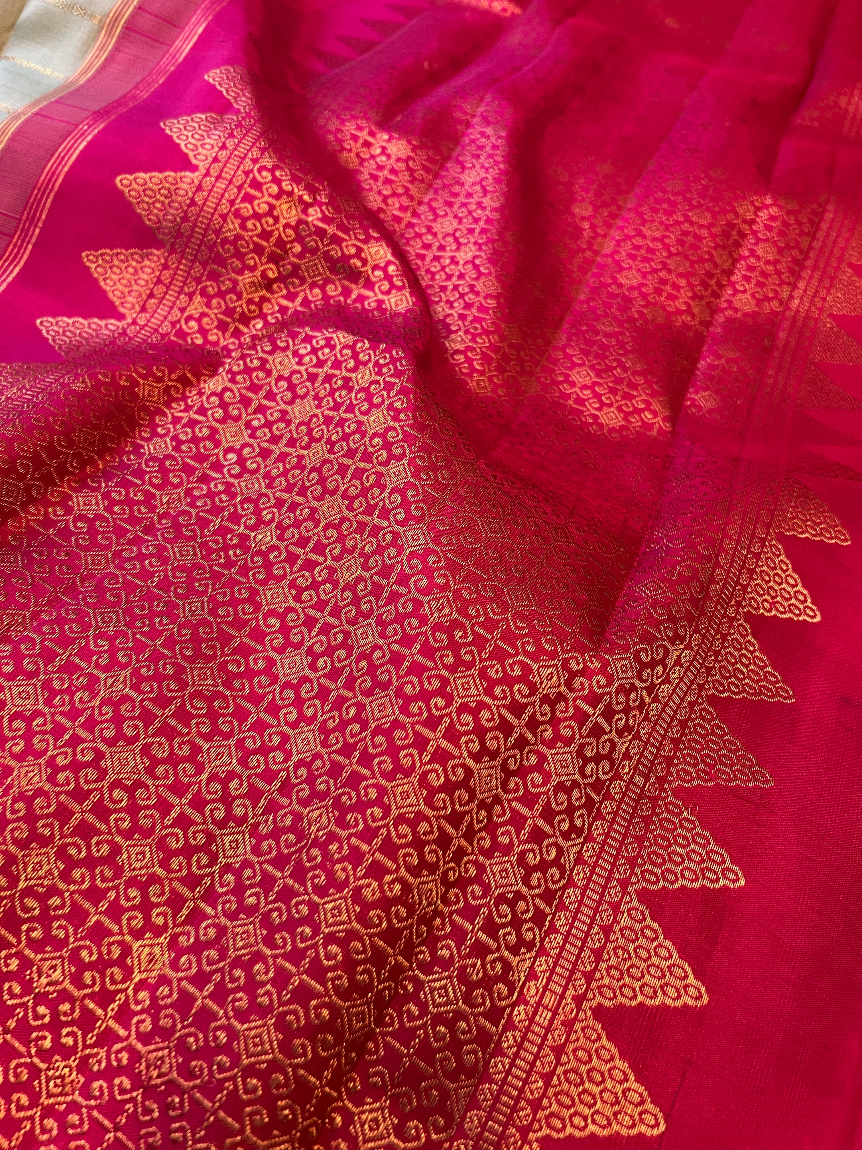 Veldhari kanchipuram silk saree