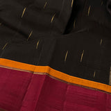 Vera raindrops kanchi silk saree with contrast border